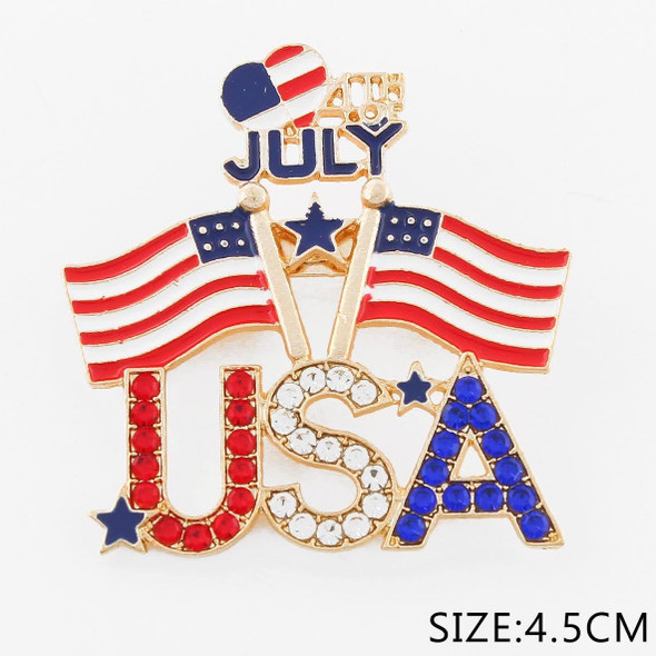 1.8" USA July 4th Brooch .68 each