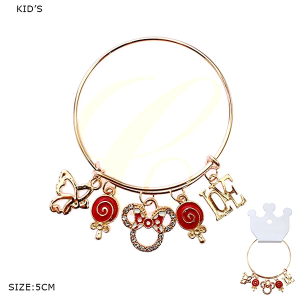 Kids Novelty & Candy Charm Bangle Bracelet .68 each