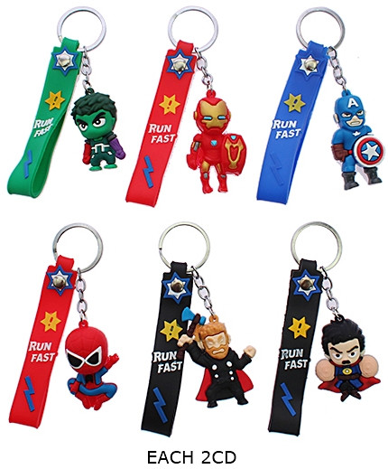 Novelty 3 in 1 Strap Keychain (0604) .68 each