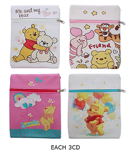 5" X 6.9" Novelty Print Zipper Side Bag w/ Adj. Strap (0709) .68 each
