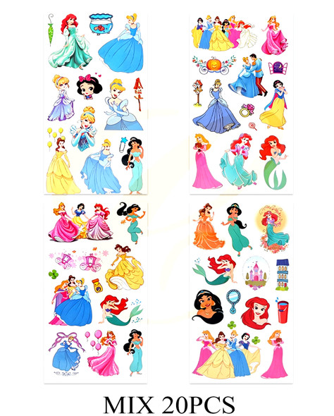 Novelty Temporary Tattoo 20 sets per pk (2707) .45 each set