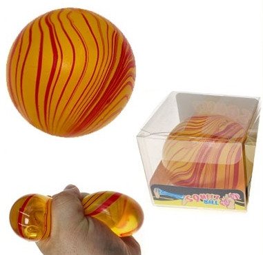 2" Marbled Sphere Squishy Squeeze Toy 12 pcs per display box $2.25 each