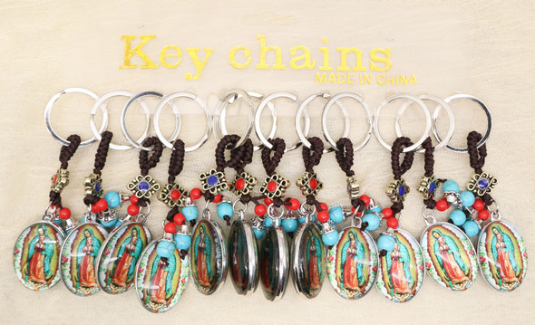 Our Lady of Guadalupe Inspirational Keychain .70 each