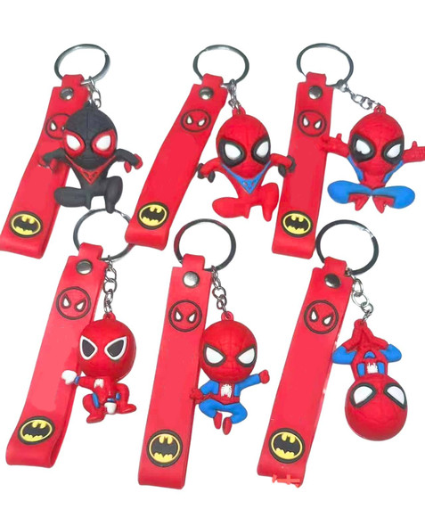 Novelty 3 in 1 Strap Keychain Asst Colors (10169) .68 each
