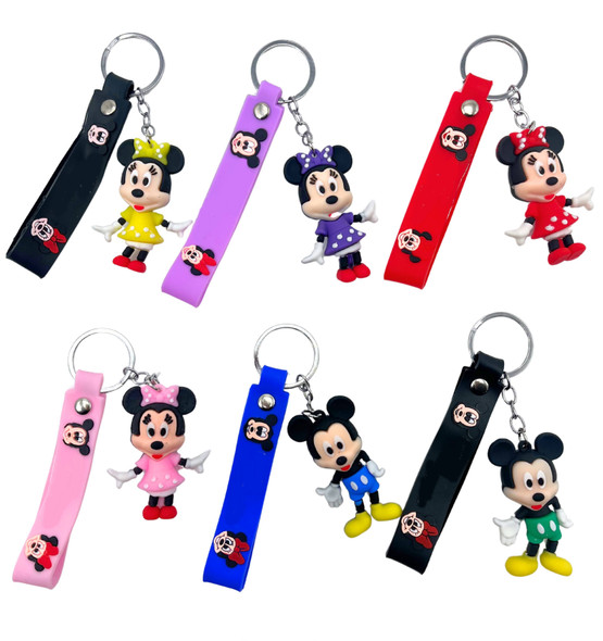 Novelty 3 in 1 Strap Keychain Asst Colors (10086) .68 each