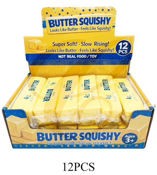 5.1" Butter Stick Squishy Toy  12 pcs per display box $3.00 each