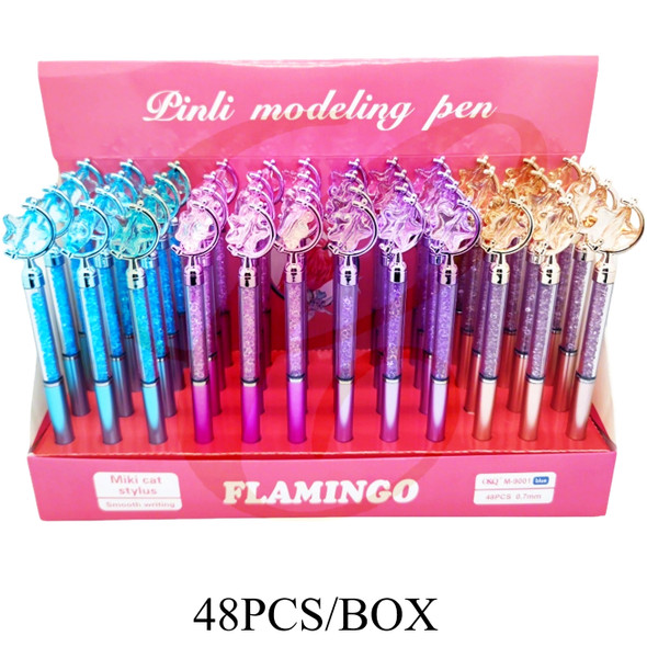 Star Topper Gel Pens w/ Crystals 48 pcs per display box .68 each