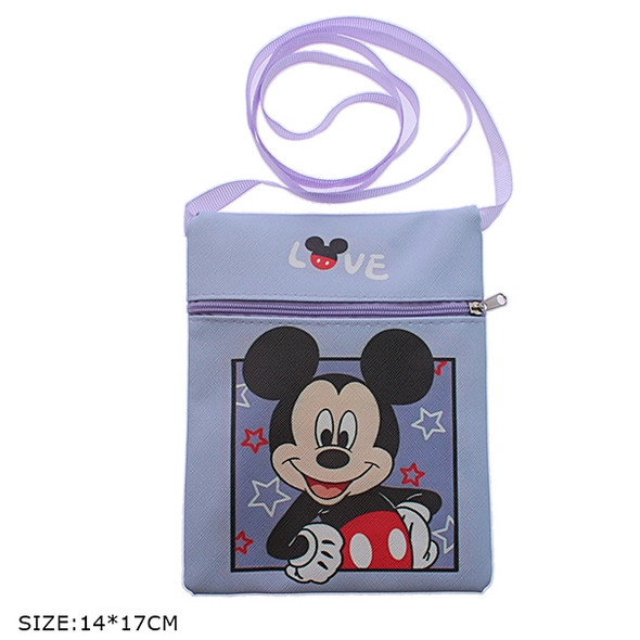 5.5" X 6.6" Novelty Print Zipper Side Bag w/ Adj. Strap 12 per pk (0720) .68 each