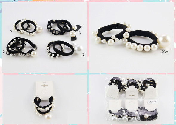 2 Pc Set Pearl Hair Tie .70 each set