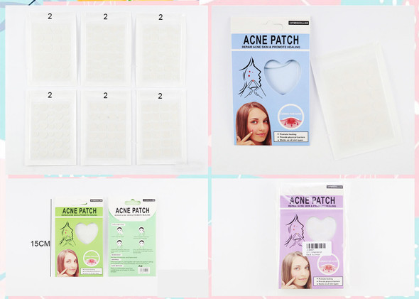 Mixed Shape Acne Patches +Hydrocolloid .70 each