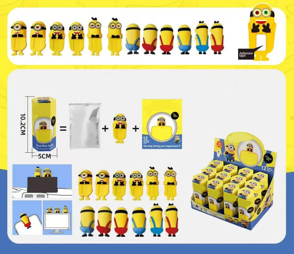 4" Stick On Decorative Novelty Figures 12 Pcs per display box .75 each