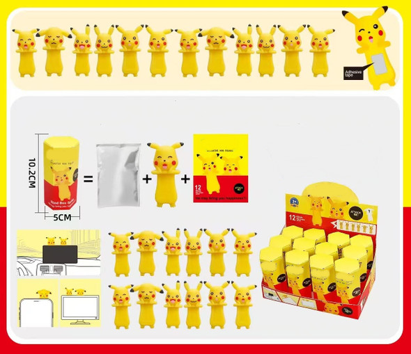 4" Stick On Decorative Novelty Figures 12 Pcs per display box .75 each