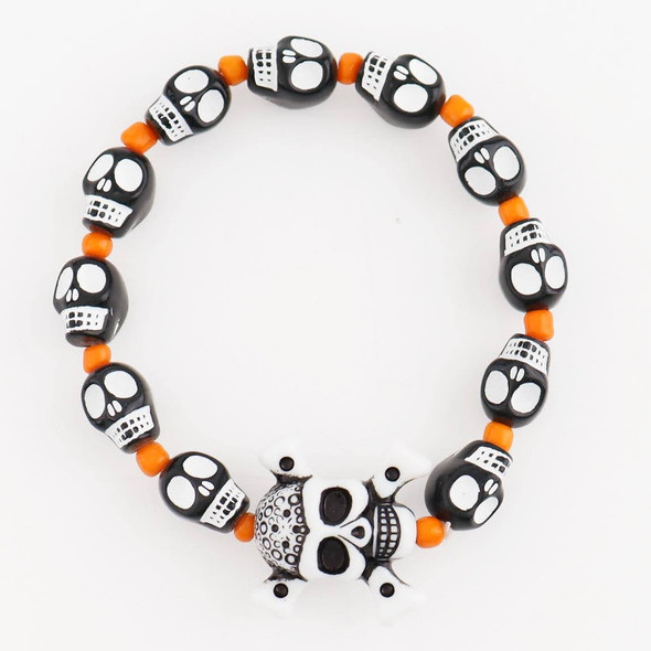 Skull Halloween Bracelet .68 each