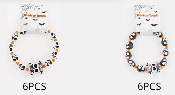 Skull Halloween Bracelet .68 each