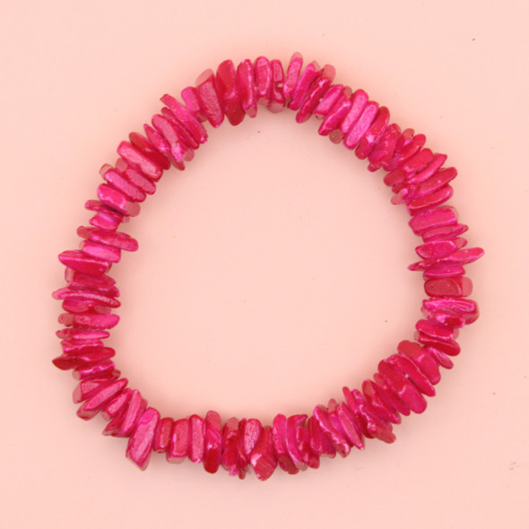 8" Puka Shell Bracelet Assorted Colors 12 per pk $1.12 ea