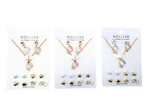 Kids Novelty Jewelry Gift Set (10248) .75 each set