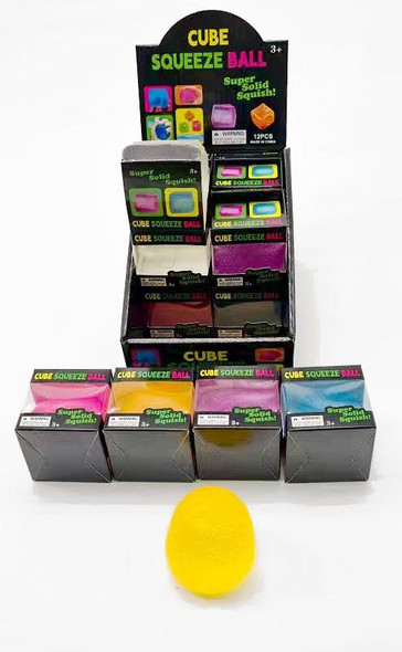 2.5" Gumdrop Squishy Squeeze Toy 12 pcs per display box $2.00 each