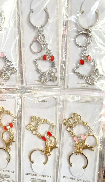 Novelty Rhinestone Keychain (10139) .70 each