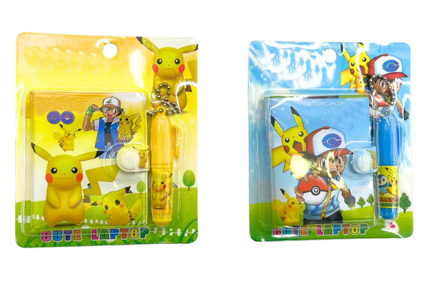 2.75" Novelty Notebook w/ Pen 24 pcs per display box (10065) .75 each