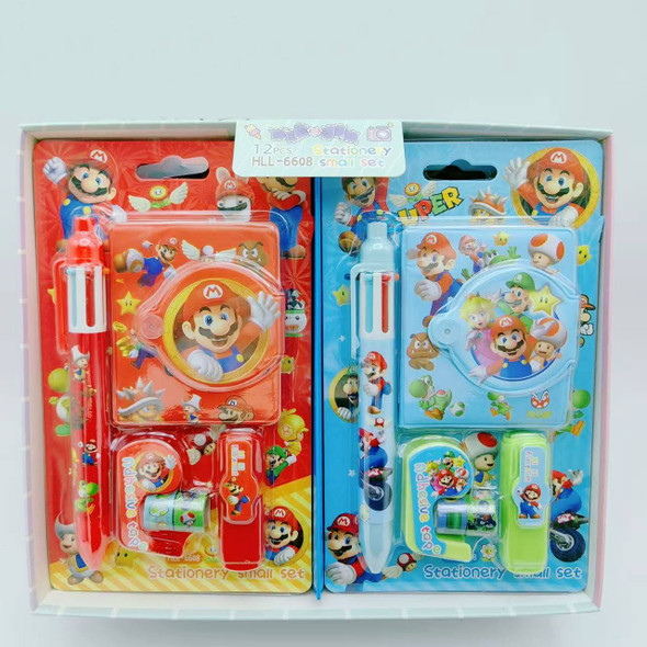 6 Pc Novelty Stationery Set 12 pcs per display box (10061) $1.50 each set