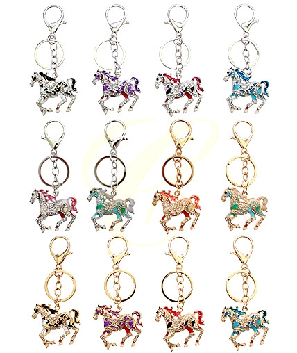 4.1" Horse Enamel Keychain .70 each