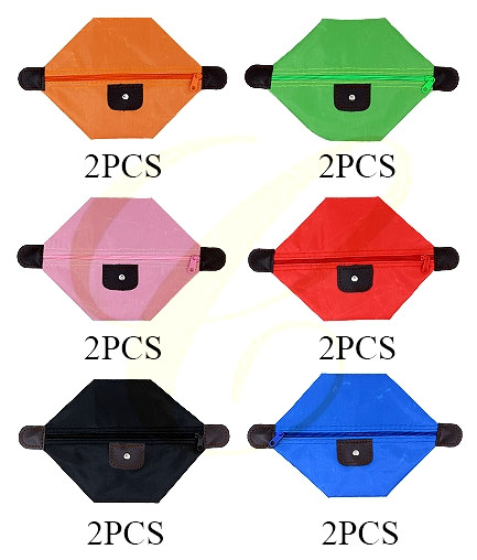 "SPECIAL VALUE 8" Hi Quality Zipper Cosmetic Bags .70 each