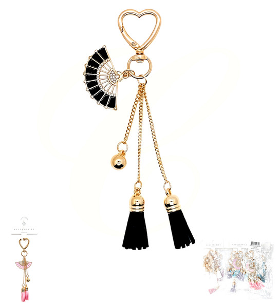 Fan Tassel Keychain/Bag Charm .70 each