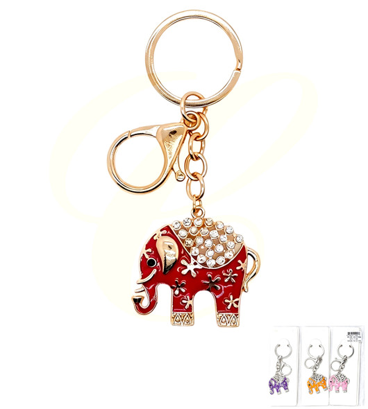 Elephant Rhinestone Keychain .70 each