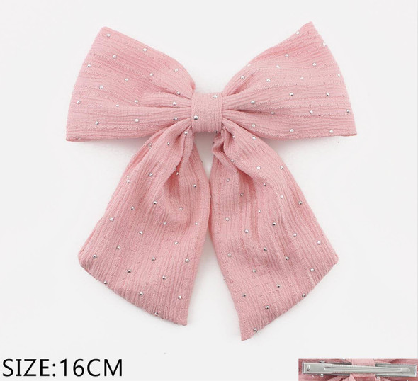 6.3" Stone Mesh Hair Bow .70 each