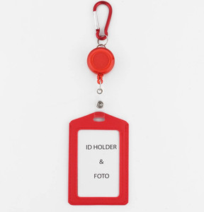 4" Asst Color Clip On Retractable ID Holder (Vertical) .70 each