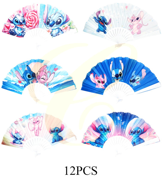 9" Novelty Print Folding Hand Fan .70 each