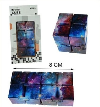 3.2" Galaxy Infinity Cube Fidget Toy $1.50 each
