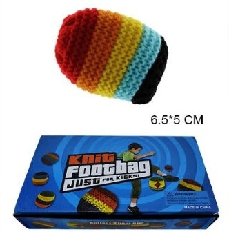 2.6" Crochet Footbag Mixed Designs 12 pcs per display box $1.50 each