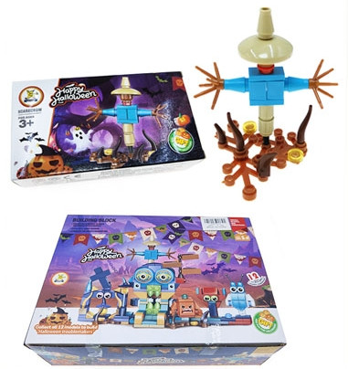 DIY 12 Style Mixed Halloween Block Sets .75 each