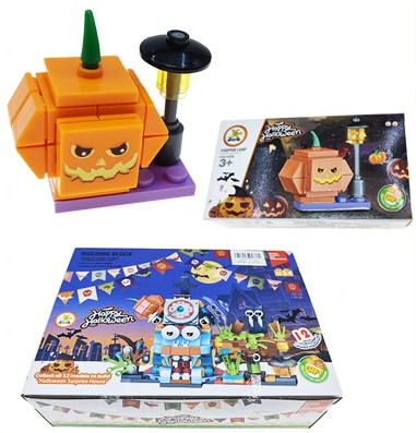 DIY 12 Style Mixed Halloween Block Sets .75 each