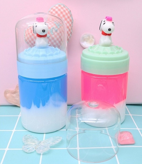 4.5" Novelty Large Crystal Mud Slime Jar 12 pcs per display box .95 each