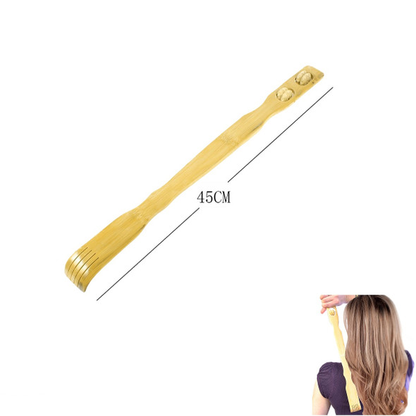 18" Bamboo Wood Back Scratcher w/ 2 Massage Balls 12 per pk .75 each