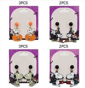 1.6" Novelty Halloween Earrings .70 each pair