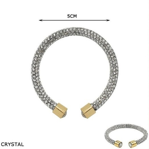 Crystal Mesh Cuff Bracelet .70 each