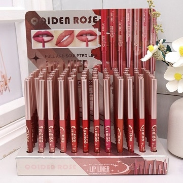 Golden Rose Waterproof Lip Liner Pencil 72 pcs per display box .75 each