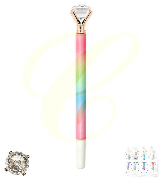 Rainbow Diamond Top Pen .70 each