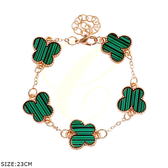 Striped Butterfly Charm Chain Bracelet .70 each