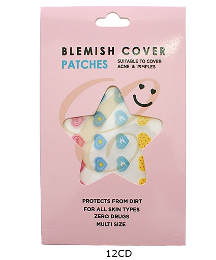 Heart-Shaped Colorful Acne & Pimple Patches .70 each