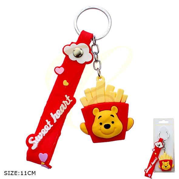 Novelty 3 in 1 Strap Keychain Mixed Designs .70 each