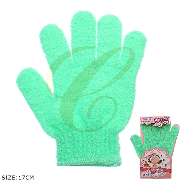 Exfoliating Bath & Shower Gloves Assorted Bright Colors .70 each