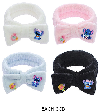 SPA/BEACH Ribbon Stretch Asst Color Novelty Headband .70 each