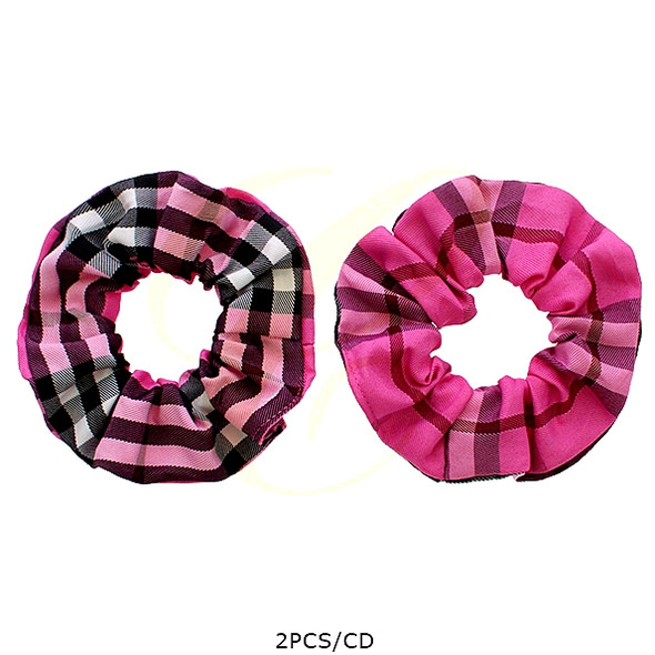 Plaid Scrunchie Asst Colors .70 each