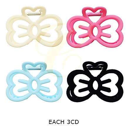 3.5" Bow Hair Claw Clip .70 each