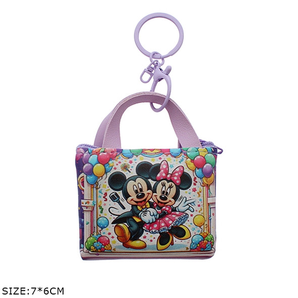 2.8" Novelty Coin Purse w/ Handle & Keychain .70 each