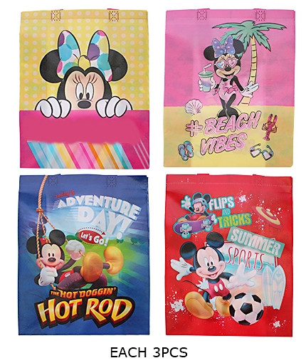 10.2" x 12.5" Reusable Novelty Tote Bag .70 each